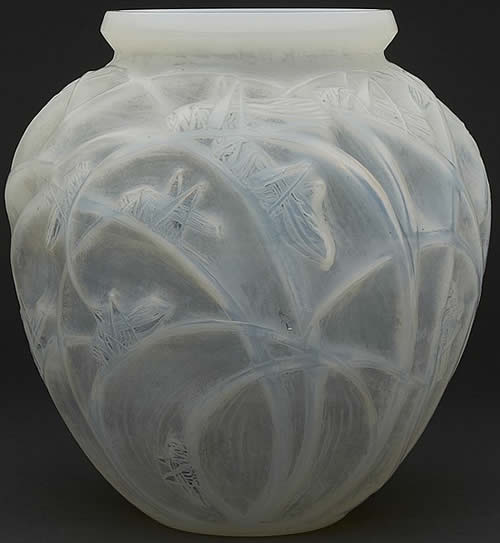 Rene Lalique Vase Sauterelles