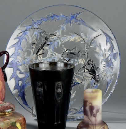 Rene Lalique Plate Scarabees