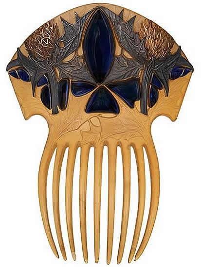 Rene Lalique Sea Holly Comb