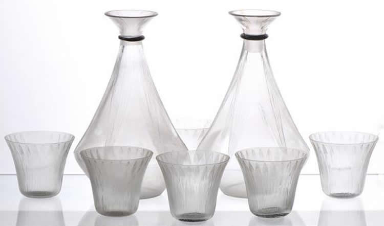 Rene Lalique Decanter Selestat
