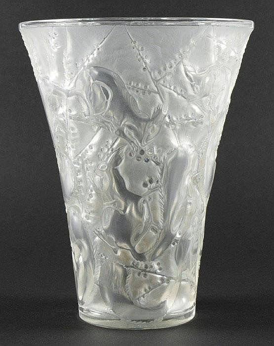 Rene Lalique Vase Senart