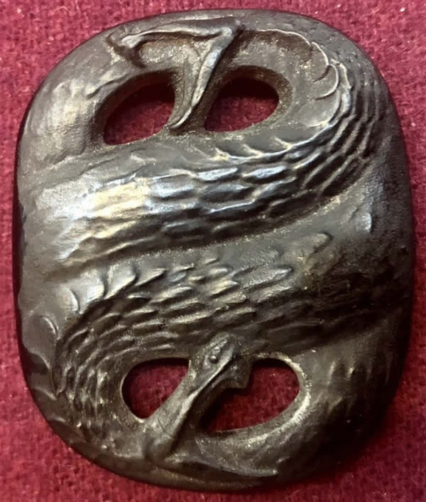 Rene Lalique Pendant Serpents