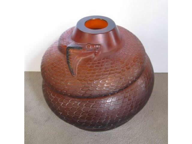 Rene Lalique Vase Serpent