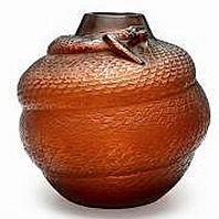 Rene Lalique Vase Serpent