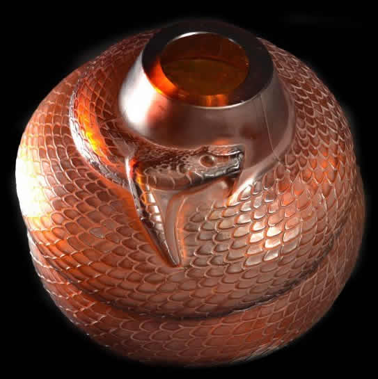 Rene Lalique Vase Serpent