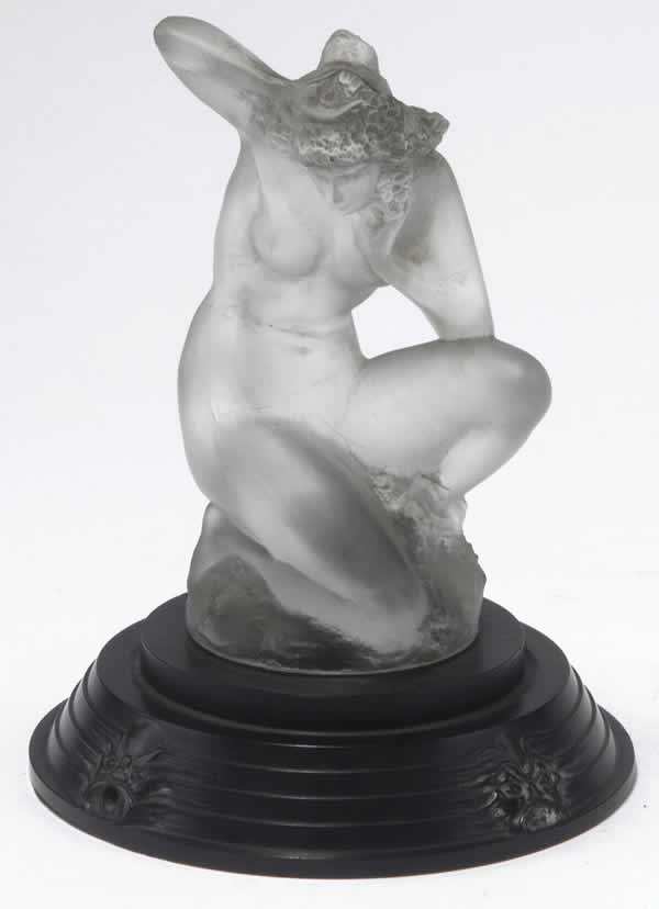 Rene Lalique Sirene On Masques Base Statue