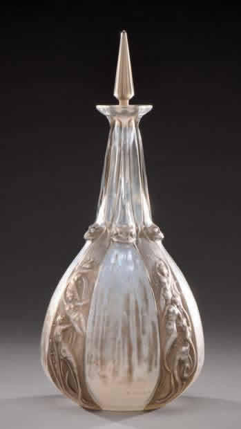 Rene Lalique Sirenes Et Grenouilles Decanter