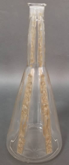 Rene Lalique Decanter Six Figurines