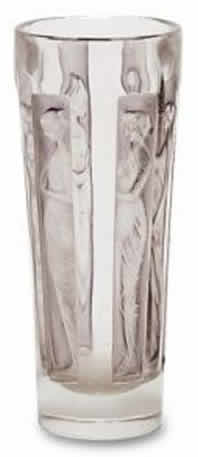 Rene Lalique Shot Glass Six Figurines