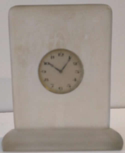 Rene Lalique Clock Six Hirondelles Perchees