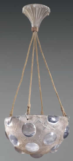 Rene Lalique Plafonnier Vasque Soleil