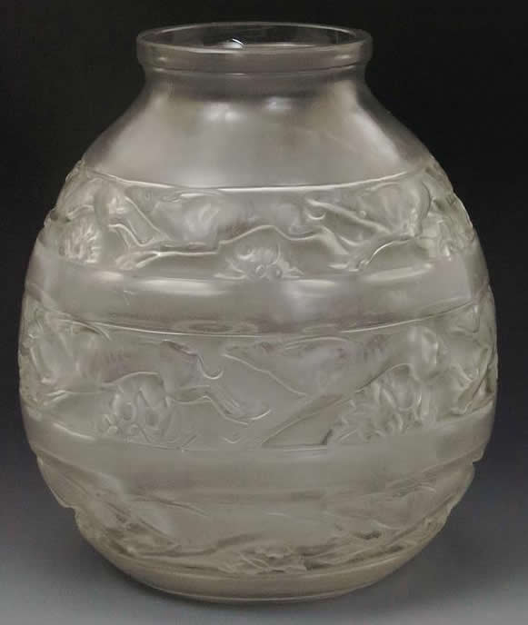 Rene Lalique Vase Soudan