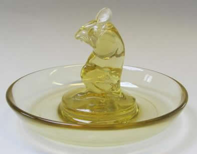 Rene Lalique Ashtray Souris