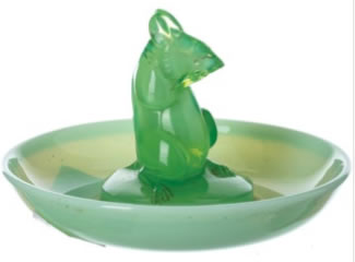 Rene Lalique Ashtray Souris