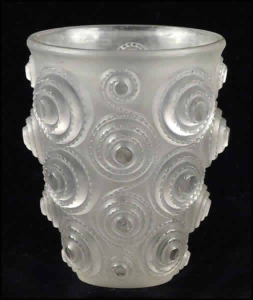 Rene Lalique Vase Spirales