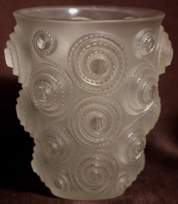 Rene Lalique Vase Spirales