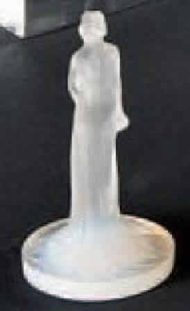 Rene Lalique Cachet Statuette Drapee