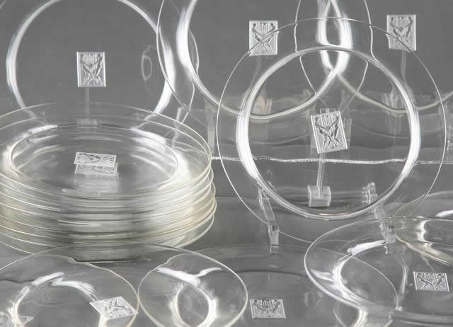 Rene Lalique Plate Strasbourg