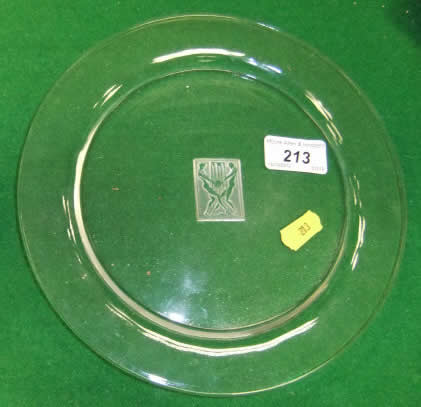 Rene Lalique Plate Strasbourg