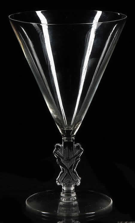 Rene Lalique Water Glass Strasbourg