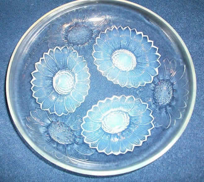 Rene Lalique Bowl Sunflowers