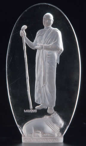Rene Lalique Swami Vivekananda Paperweight