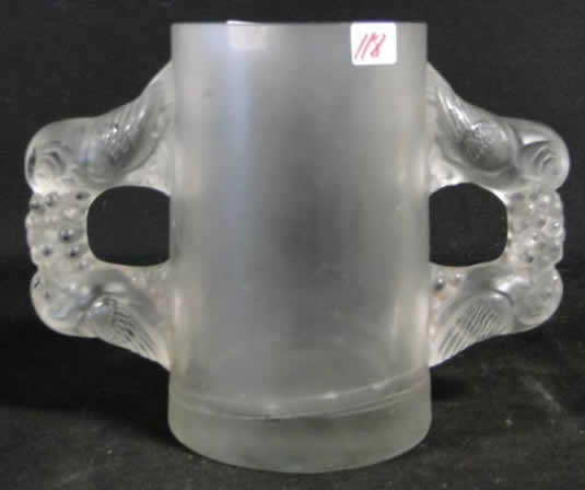 Rene Lalique Covered Vase Sylvia