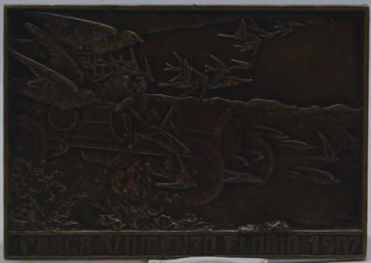 Rene Lalique Targa Vincenzo Florio 1907 Plaque