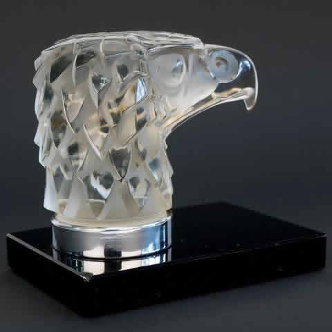 Rene Lalique Bookend Tete D'Aigle