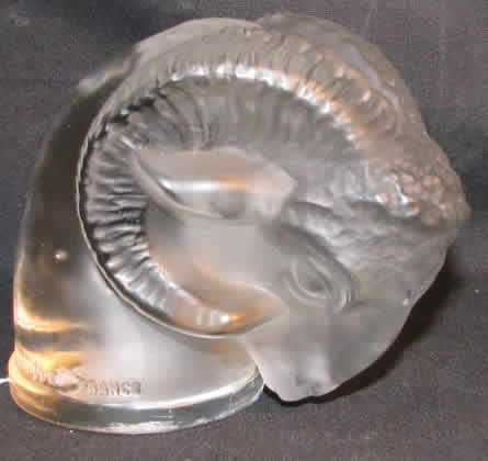 Rene Lalique Tete De Belier Car Mascot