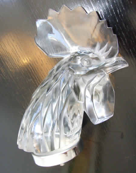 Rene Lalique Car Mascot Tete De Coq