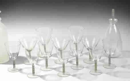 Rene Lalique Decanter Thann