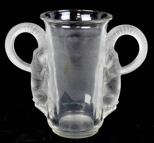 Rene Lalique Vase Thibet