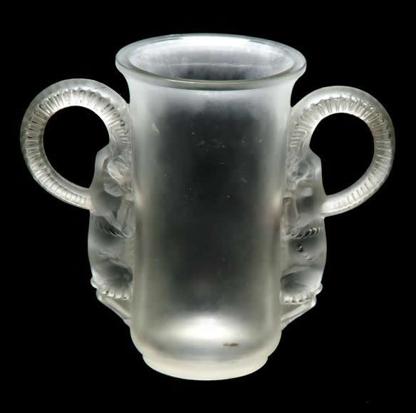 Rene Lalique Vase Thibet