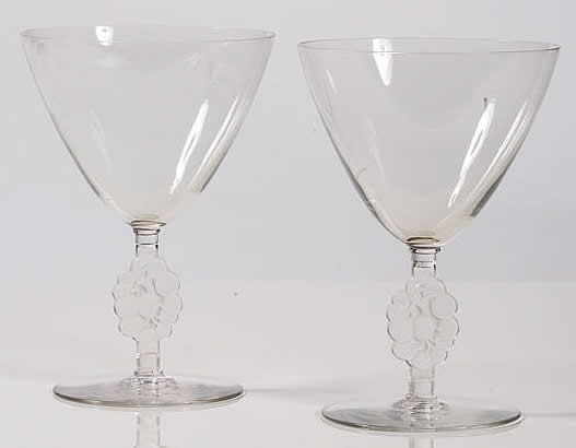 Rene Lalique Champagne Glass Thionville