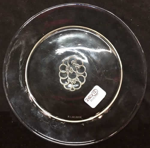 Rene Lalique Thionville Plate