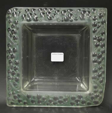 Rene Lalique Square Bowl Thomery