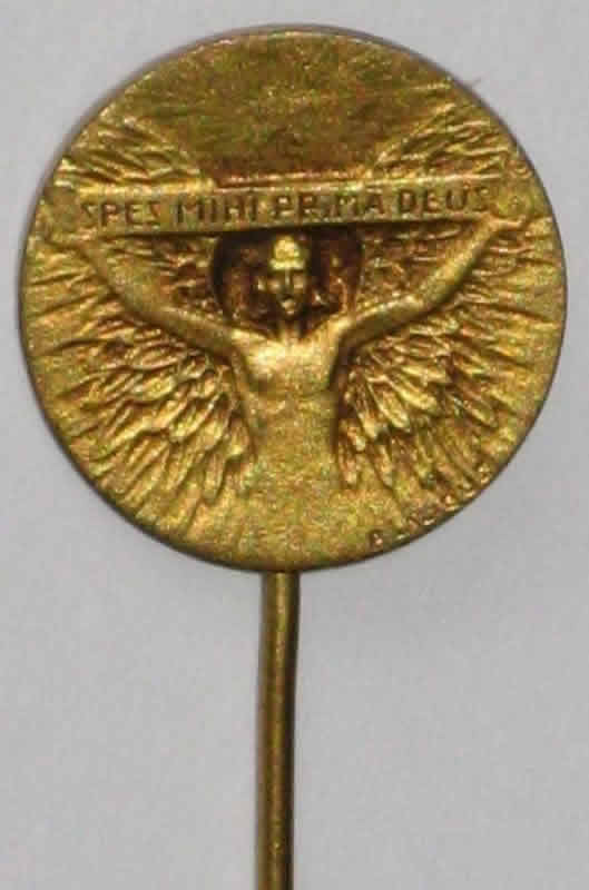 Rene Lalique Tie Pin SPES MIHI PRIMA DEUS