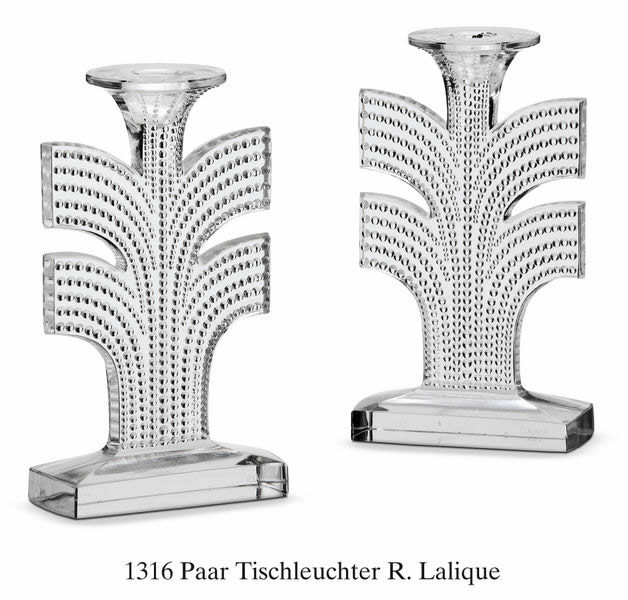 Rene Lalique Tokyo Candleholder