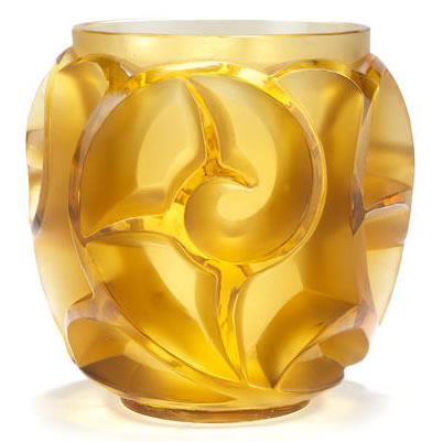 Rene Lalique Vase Tourbillons