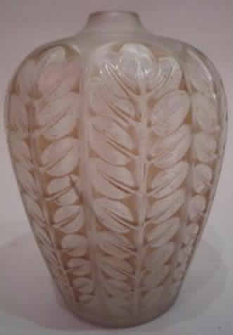 Rene Lalique Vase Tournai