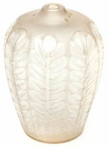 Rene Lalique Vase Tournai