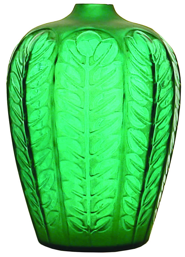 Rene Lalique Vase Tournai