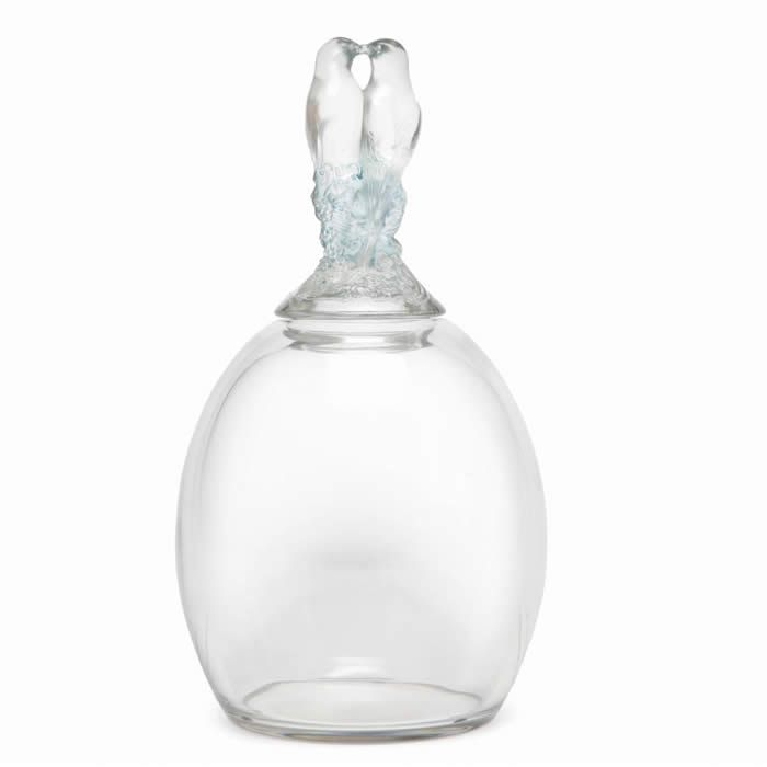Rene Lalique Vase Tourterelles