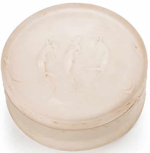 Rene Lalique Powder Box Trois Figurines