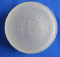 Rene Lalique Powder Bowl Trois Figurines
