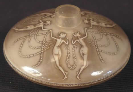 Rene Lalique Scent Bottle Trois Groupes De Deux Danseuses