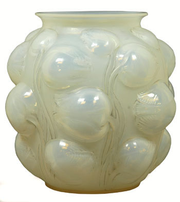 Rene Lalique Vase Tulipes