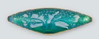 Rene Lalique Vase De Bluets Brooch
