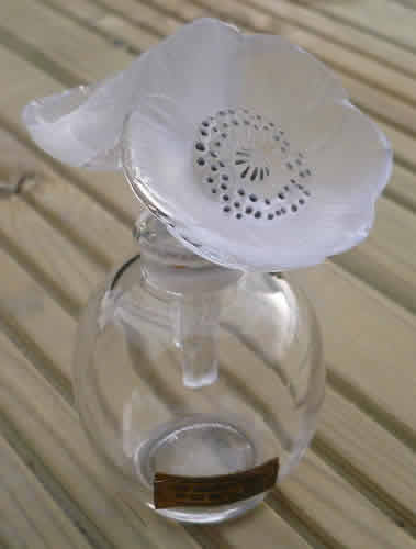 Rene Lalique Perfume Bottle Les Anemones